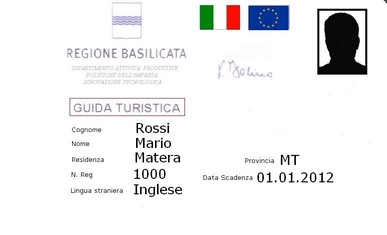 blue badge guides Matera Basilicata