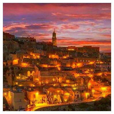 sassi di matera by night