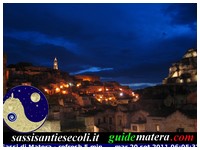 visitare Matera con bambini al tramonto